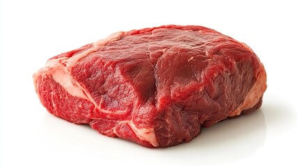 Fototapeta premium Close-up of a Raw Beef Steak: A Culinary Delight