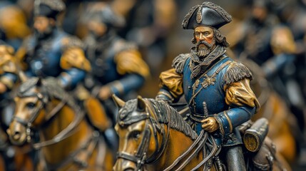 Brave Swedish Cavalry under King Gustavus Adolphus in Thirty Years War