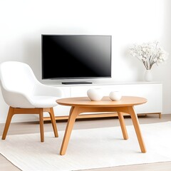 Modern Living Room with Stylish Furniture and Contemporary Decor