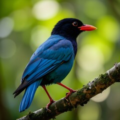 Fototapeta premium Crimson Beaked Azure