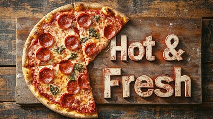 Pizza background with vibrant pepperoni and cheese toppings, arranged in an artistic pattern, ideal for food-themed designs, style of comic illustrations