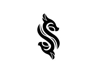 Dragon Head Logo Royalty Design Vector