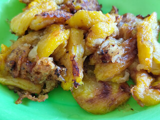 Godoh Nangka. Fried Jackfruit Flour or fried jackfruit. Traditional Indonesian culinary food....