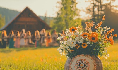 Community celebrates traditional ceremony in nature