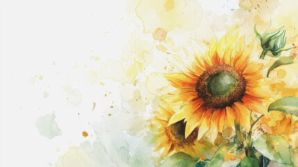 Elegant wedding invitation card background vector. Minimal hand painted watercolor botanical flowers texture template background. Design for wedding,vip cover, poster, rsvp moderncard, Valentine's Day