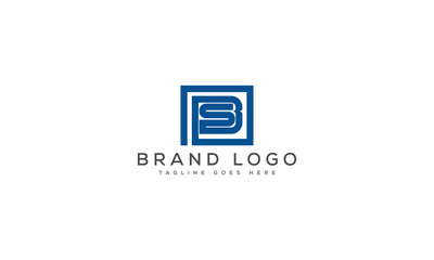 Fototapeta premium letter SB logo design vector template design for brand.