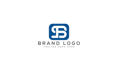Fototapeta premium letter SB logo design vector template design for brand.