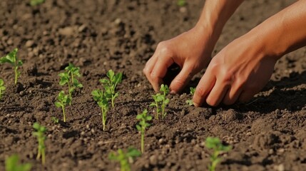 Gardening and Planting - Caring for New Plants in the Soil