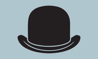 detective hat silhouette vector illustration  Silhouette Silhouette, Files for Cutting Cricut and Silhouette, Isolated on white background, Calligraphy t shirt svg 