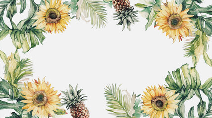 Elegant wedding invitation card background vector. Minimal hand painted watercolor botanical flowers texture template background. Design for wedding,vip cover, poster, rsvp moderncard, Valentine's Day