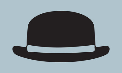 detective hat silhouette vector illustration  Silhouette Silhouette, Files for Cutting Cricut and Silhouette, Isolated on white background, Calligraphy t shirt svg 