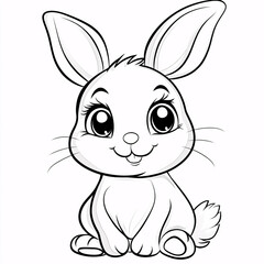 Ragdoll Cute cartoon Ragdoll coloring page for kids, simple and clean line art style, no shading, black lines only, white background, simple drawing with thick outlines, white on clear space, minimali