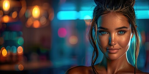 Fototapeta premium woman in the city