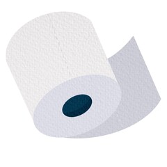 Toilet paper roll or tube icon design, template for wc. Bathroom hygiene icons, kitchen cleaning towel. Blank soft scroll product.