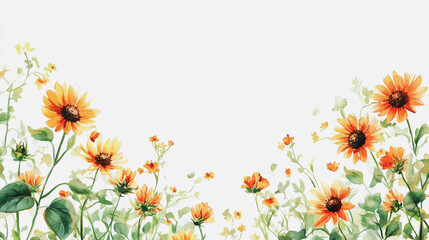 Obraz premium Elegant wedding invitation card background vector. Minimal hand painted watercolor botanical flowers texture template background. Design for wedding,vip cover, poster, rsvp moderncard.,Valentine's Day