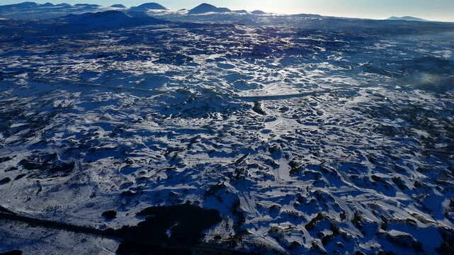 Lake Sevan in the mountains, Armenia