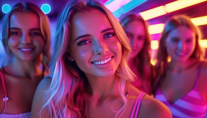 group of people in nightclub