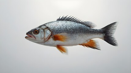 fish isolated on white background 