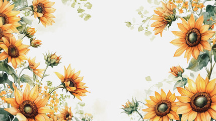 Elegant wedding invitation card background vector. Minimal hand painted watercolor botanical flowers texture template background. Design for wedding, vip cover, poster, rsvp moderncard.Valentine's Day