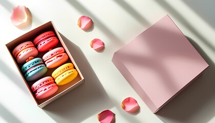 a box of macarons