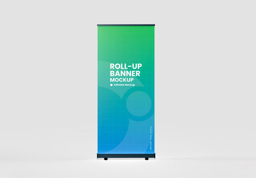 Roll Up Banner Mockup
