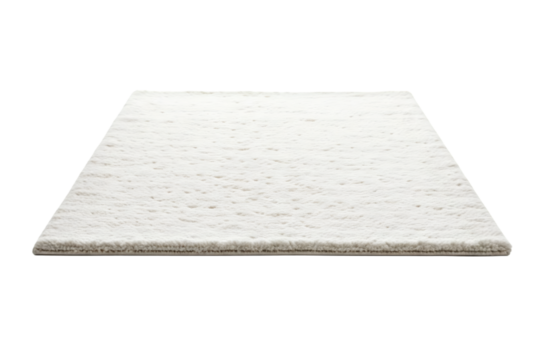 Square carpet mockup. 3d illustration