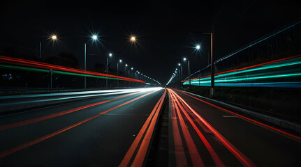 Fast Traffic Light Trails,generative.ai
