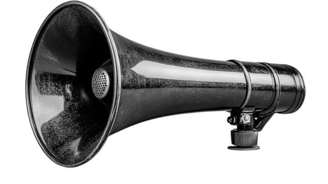 Megaphone on Transparent Background