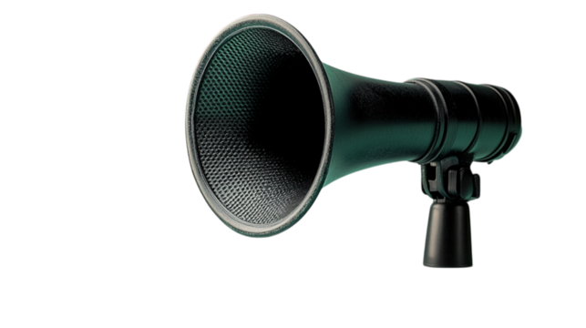 Megaphone on Transparent Background