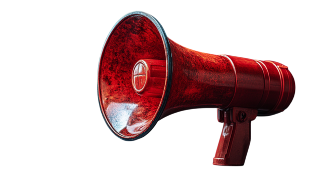 Megaphone on Transparent Background