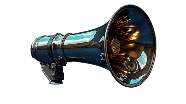 Megaphone on Transparent Background