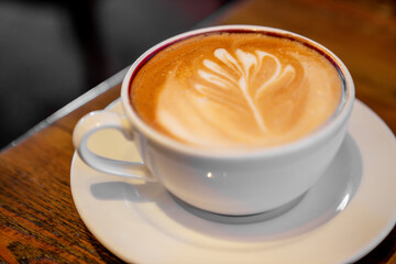 cup of coffee white tasty 