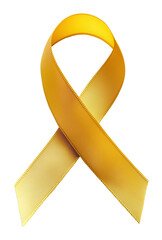 Realistic decorative ribbon bow isolated on transparent background.