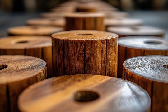 Design and adaptation of wooden cylinders workshop