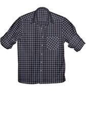 3D illustration summer twill cotton shirt for men