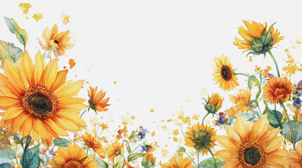 Elegant wedding invitation card background vector. Minimal hand painted watercolor botanical flowers texture template background. Design for wedding, vip cover, poster, rsvp moderncard.Valentine's Day