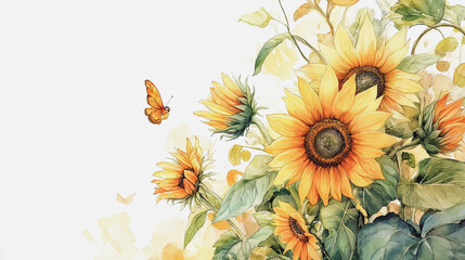 Elegant wedding invitation card background vector. Minimal hand painted watercolor botanical flowers texture template background. Design for wedding, vip cover, poster, rsvp moderncard.Valentine's Day