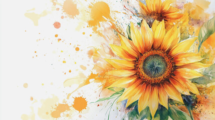 Elegant wedding invitation card background vector. Minimal hand painted watercolor botanical flowers texture template background. Design for wedding, vip cover, poster, rsvp moderncard.Valentine's Day