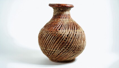 antique vase isolated on white