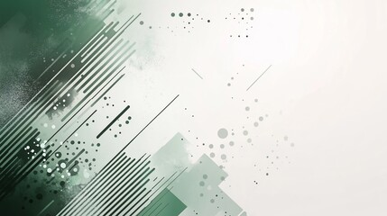 Abstract graphic design with diagonal lines, shapes, and textures.