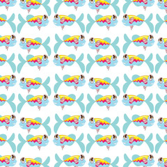 seamless pattern with animals