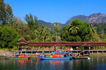 Obraz premium Telaga Harbor Perdana Quay Pulau Langkawi Island Kedah Malaysia