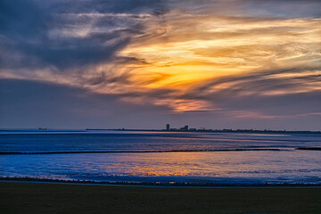 Fototapeta premium sunset on the beach