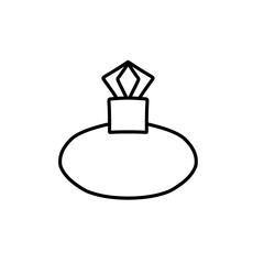 Obraz premium perfume bottle outline