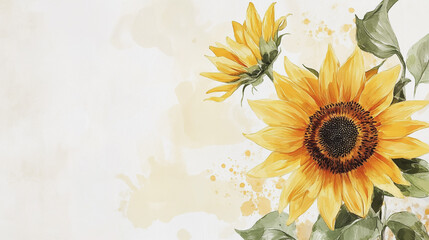 Elegant wedding invitation card background vector. Minimal hand painted watercolor botanical flowers texture template background. Design for wedding, vip cover, poster, rsvp moderncard.Valentine's Day