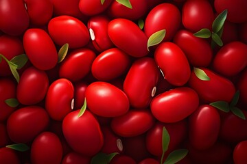 Harvesting red beans in a vibrant field fresh produce agriculture close-up view nutritional value