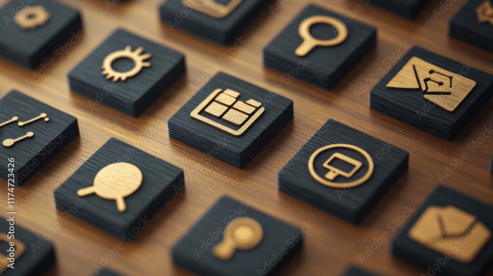 Poster include symbolic icons for quick visual communication.