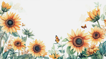 Elegant wedding invitation card background vector. Minimal hand painted watercolor botanical flowers texture template background. Design for wedding, vip cover, poster, rsvp moderncard.Valentine's Day