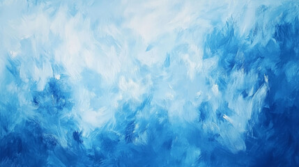 Fototapeta premium Soft blue light watercolor background with delicate textures, creating a peaceful and serene atmosphere. 