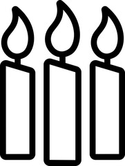 Candle Line Icon